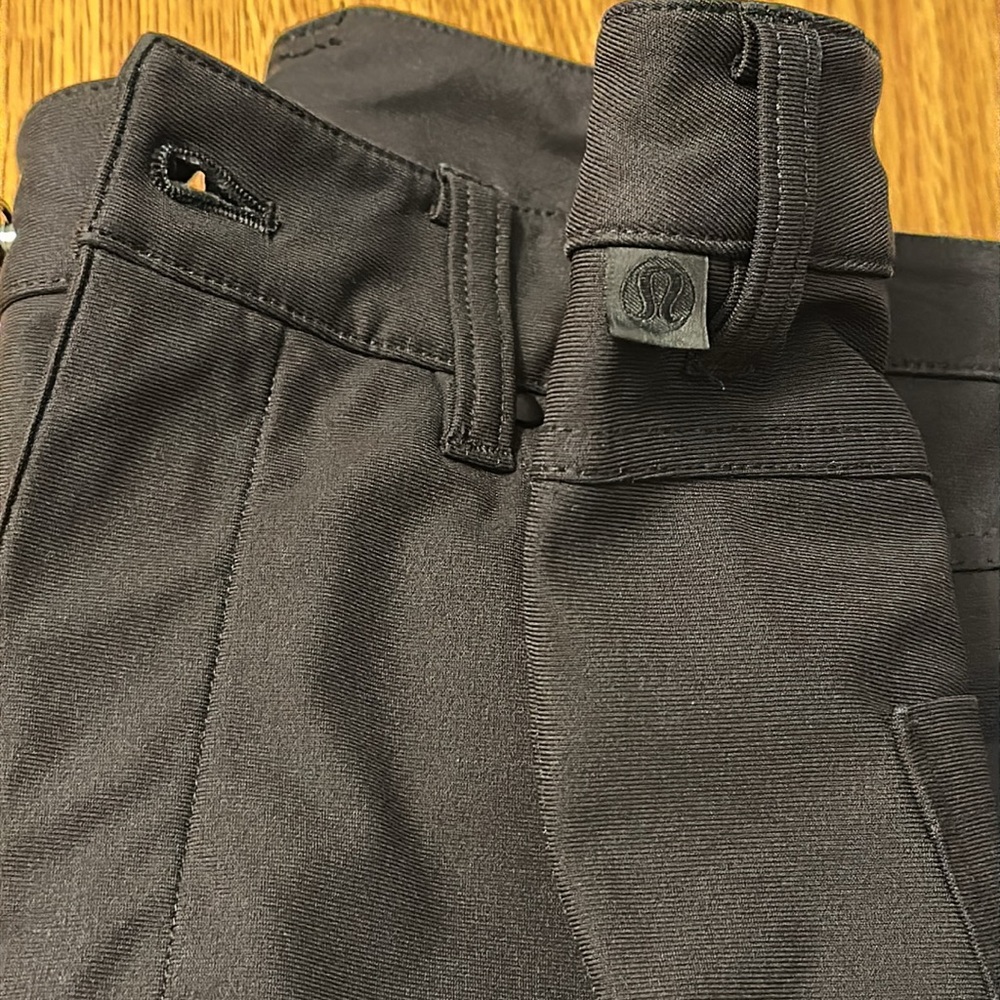 Lululemon Black Khakis Skinny Fit 33 - Picture 2 of 6